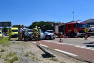 Bestuurder gekneld na zware botsing