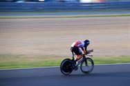 Renners rijden tijdritten op Circuit Zolder