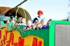 Carnaval met echte praalwagens in Viversel