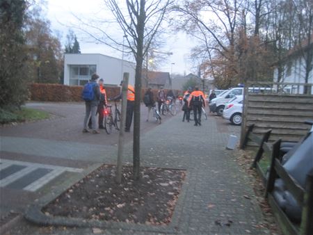 11 leerlingen rijden zonder licht