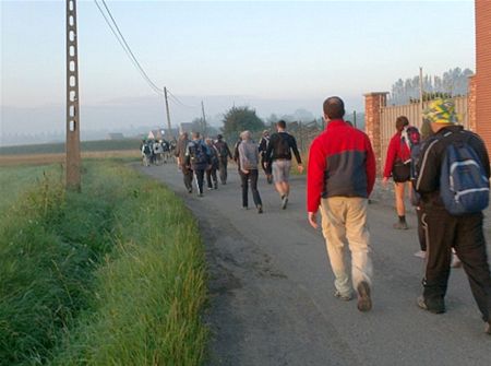 14 dorpsgenoten stapten Dodentocht uit