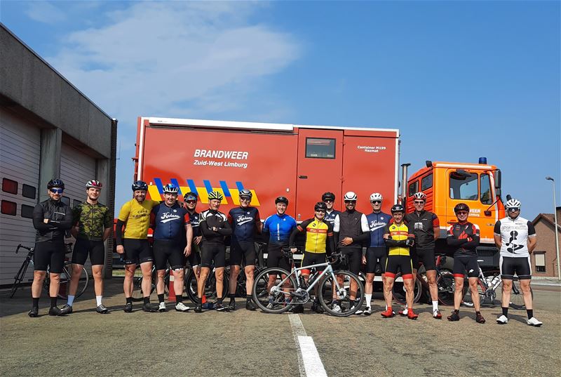 144 fietsers langs de brandweerkazernes
