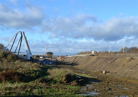 2 kijkzones tijdens verplaatsing brug