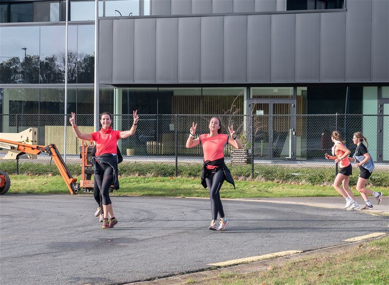 250 deelnemers aan urban trail in het college