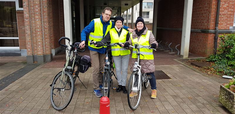 3 moedigen namen deel aan critical mass in Hasselt