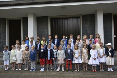 39 eerste communicanten uit Bolderberg