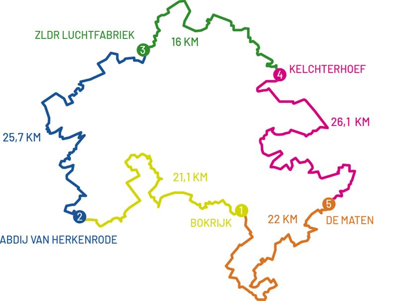 5 dagen en 110 km wandelen door de Wijers
