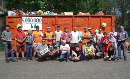 5 miljoen kg papier in 25  jaar