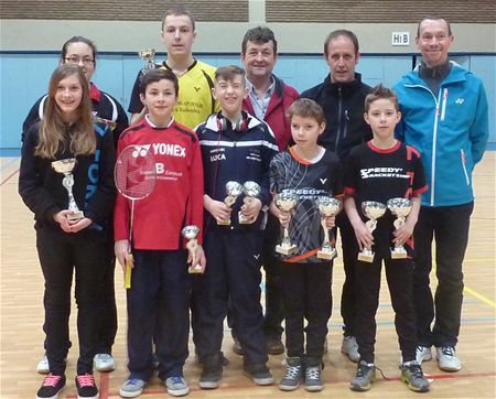 5 x goud, 4 x zilver op BK jeugdbadminton