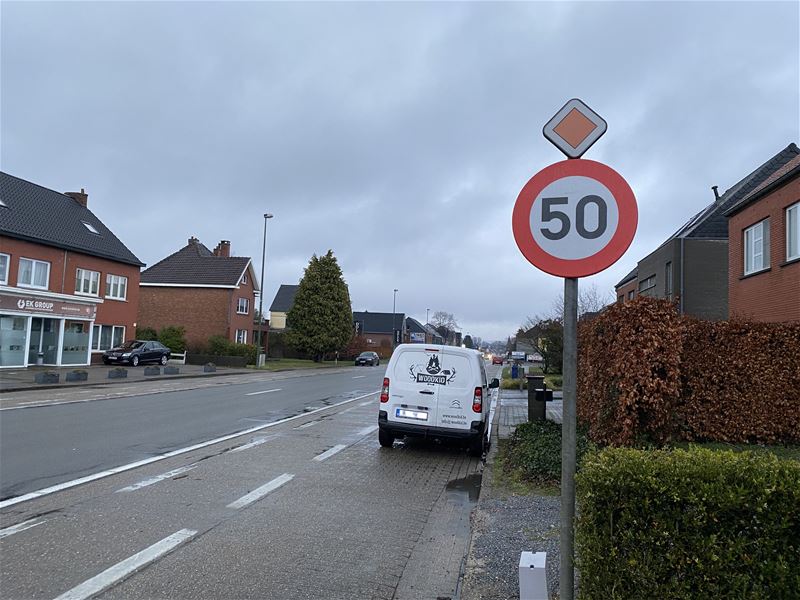 50 km per uur in heel de Guido Gezellelaan