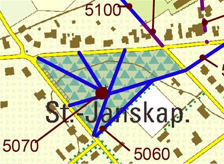 7 paden rond Sint-Janskapel blijven behouden