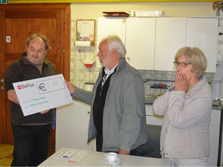 ACV geeft 5 250 euro aan Sint-Vincentius