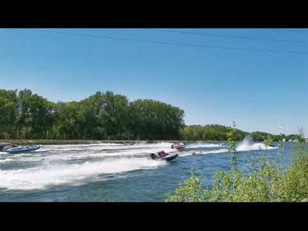 Adembenemende races op het Albertkanaal