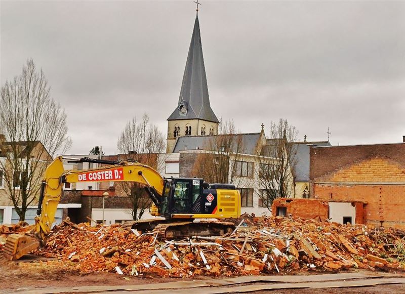 Afbraakwerken voor Schuttershof aan de gang
