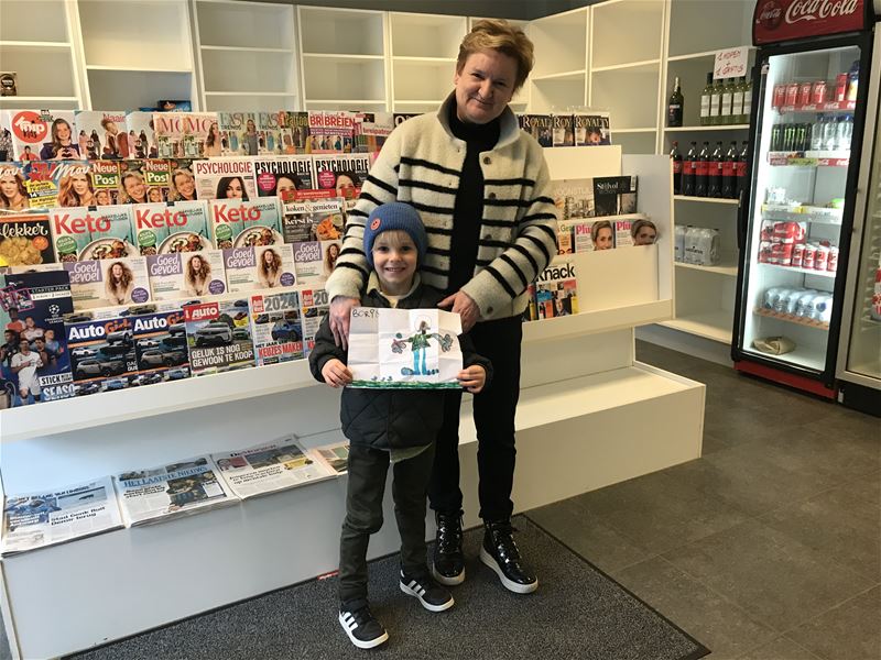 Afscheid met een tekening