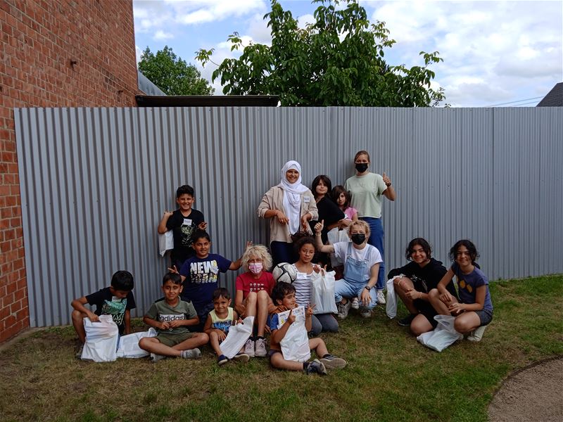Afscheidsfeestje na een leuk zomerkamp
