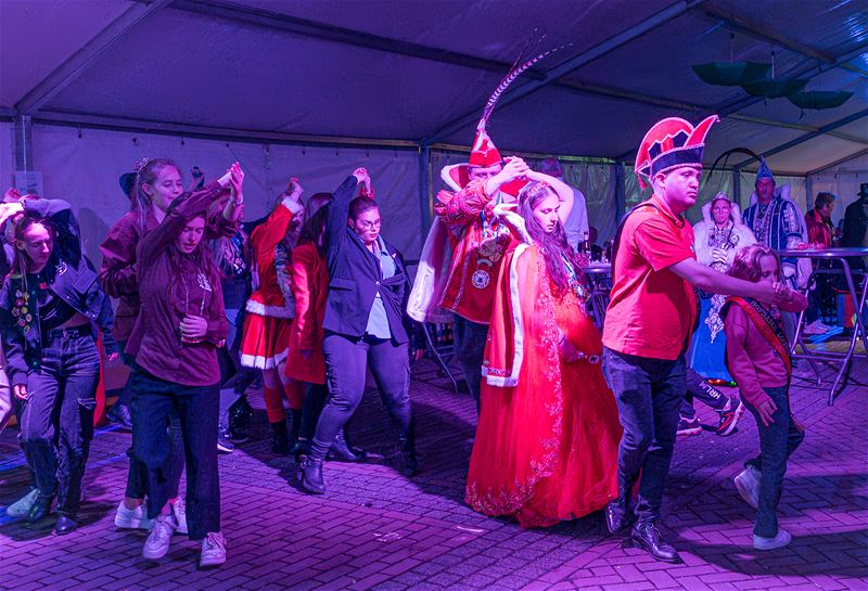 Ambiance op prinsessenbal na kalme start
