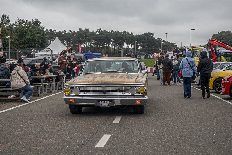 Amerikaanse sfeer hing ook in de paddock