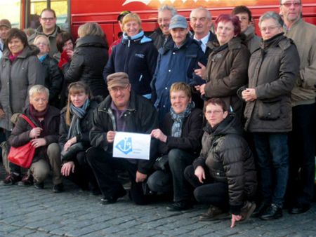 Anker geniet van kerstmarkt in Brugge