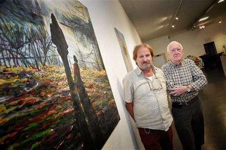 Artisit en Yellow Art exposeren samen