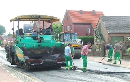 Asfalt in 9 straten wordt hersteld