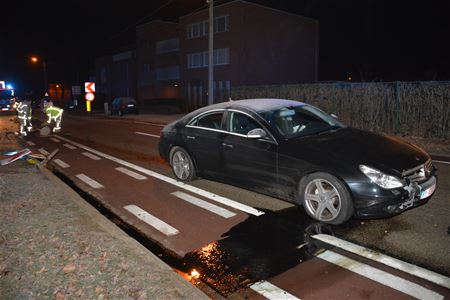 Auto ramt wegversmalling