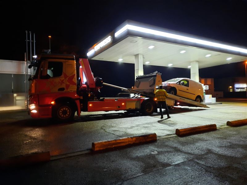 Auto van wegpiraat in beslag genomen