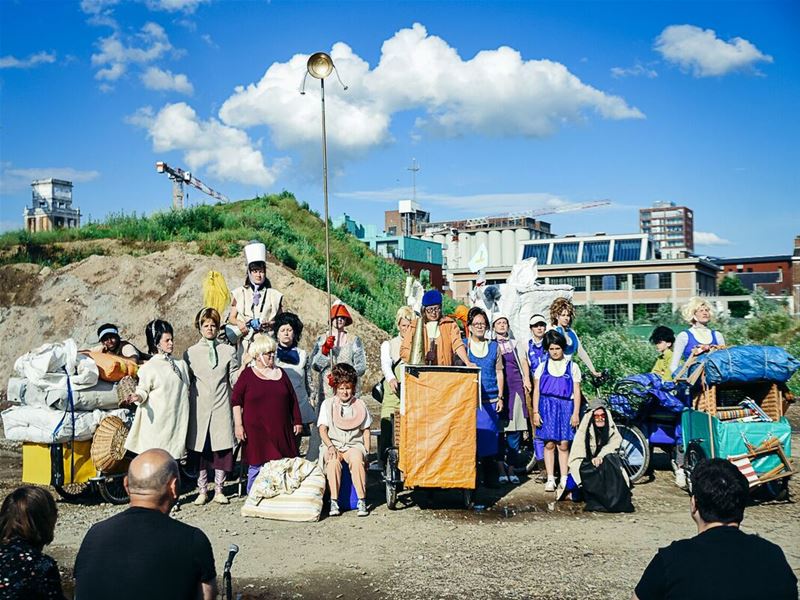 Ballet Dommage: straattheater in Heusden-Zolder