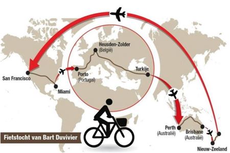 Bart Duvivier rijdt nu door Zuid-Australië