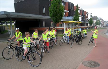 Beekbeemden bereidt zich voor op fietsexamen