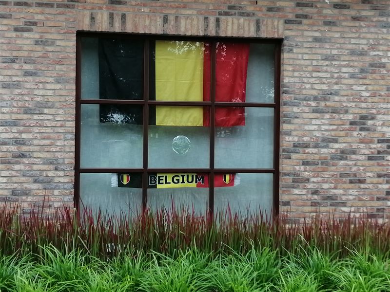 Belgische vlaggen doen het nog steeds