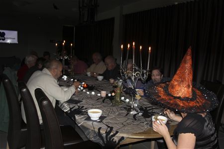 Bewoners van Amideus vierden Halloween