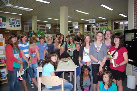 Boekenproject met college feestelijk afgerond