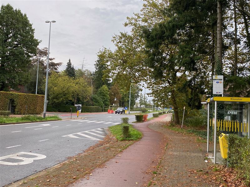 Boogpalen Koolmijnlaan worden 's nachts geplaatst