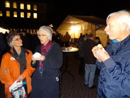 Borrels maar ook protest op nieuwjaarsreceptie