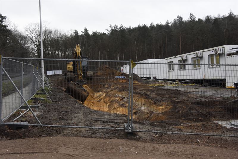 Bouw van de wielerpiste is van start gegaan