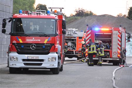 Brand bij GRL Recycling