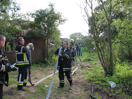 Brand in Halstraat snel geblust