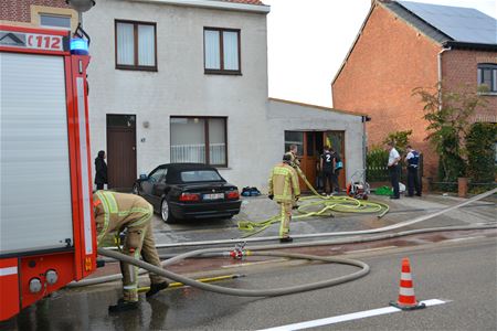 Brandje in woning aan Inakker