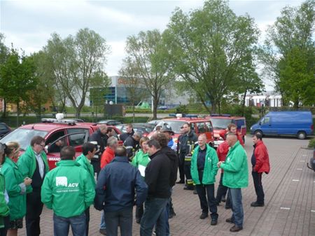 Brandweer protesteert bij gouverneur