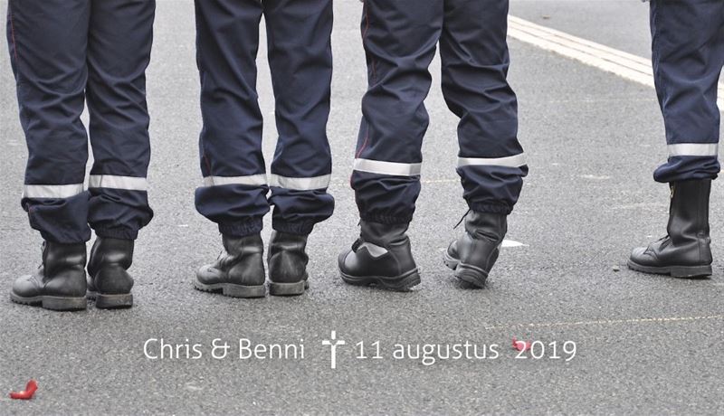 Brandweermannen vier jaar later herdacht