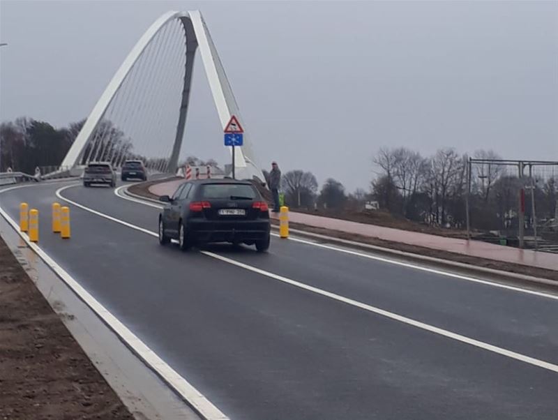 Brug in Viversel is al open, vroeger dan gepland