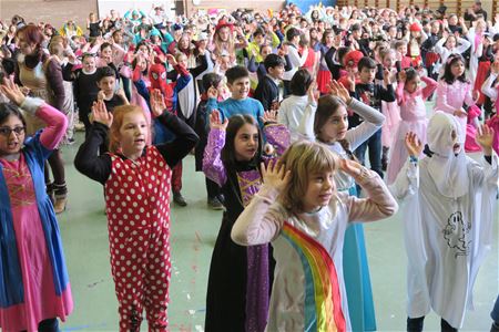 Carnavalsparty en -modeshow in De Brug