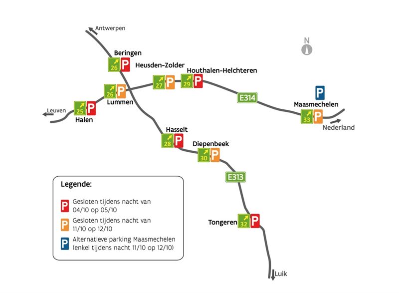 Carpoolparkings worden weer gekuist