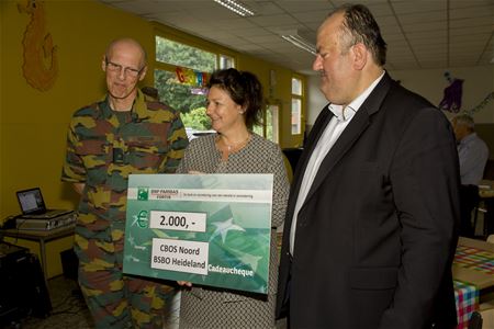 CBOS Noord schenkt € 2000 aan Heideland