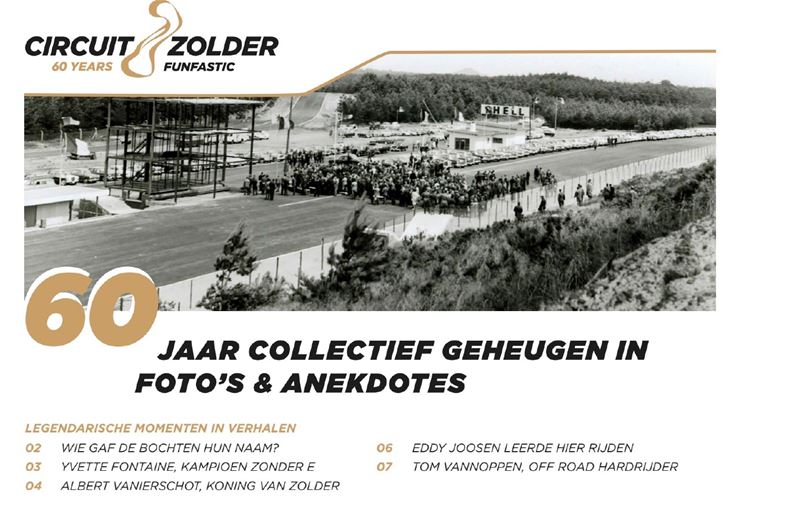 Circuit heeft krantje voor 60ste verjaardag