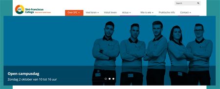 College heeft een nieuwe website