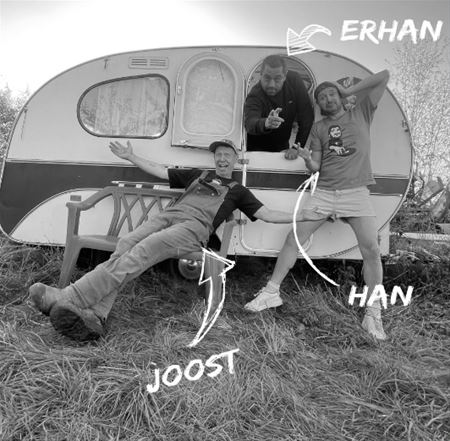 Comedy Gypsies samen op het Marktplein