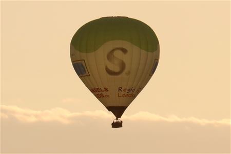 Daar zijn de ballonnen