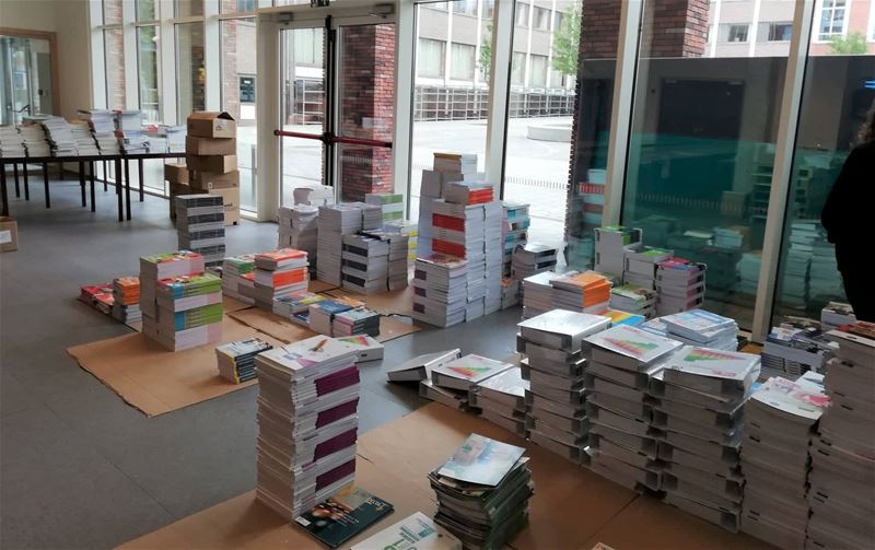 De boeken liggen te wachten